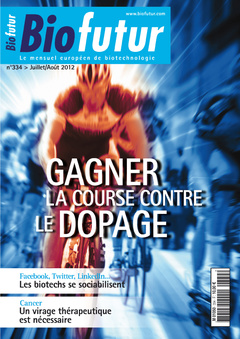Couverture de l’ouvrage Biofutur N° 334 : Gagner la course contre le dopage (Juillet/Août 2012)