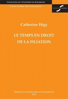 Cover of the book Le temps en droit de la filiation