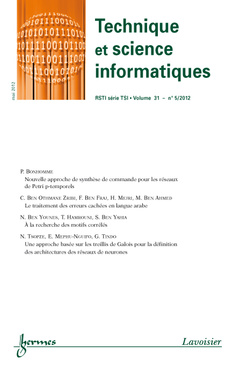 Couverture de l'ouvrage Technique et science informatiques RSTI série TSI Volume 31 N° 5/Mai 2012