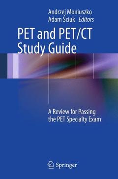 Couverture de l’ouvrage PET and PET/CT Study Guide