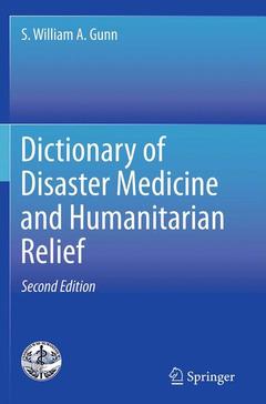 Couverture de l’ouvrage Dictionary of Disaster Medicine and Humanitarian Relief