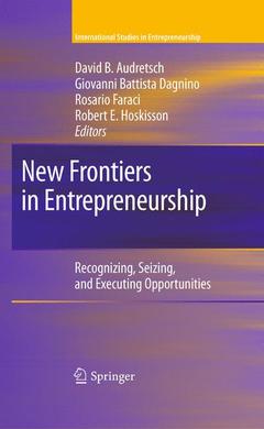Cover of the book New Frontiers in Entrepreneurship