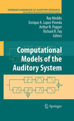 Cover of the book Computational Models of the Auditory System