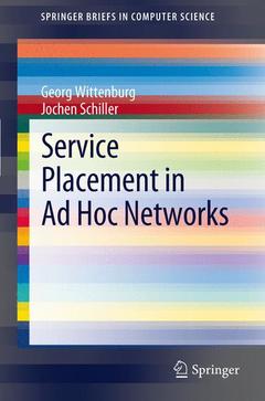 Couverture de l’ouvrage Service Placement in Ad Hoc Networks