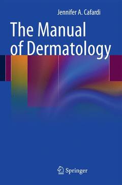 Couverture de l’ouvrage The Manual of Dermatology