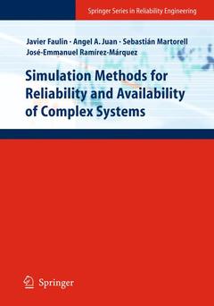 Couverture de l’ouvrage Simulation Methods for Reliability and Availability of Complex Systems