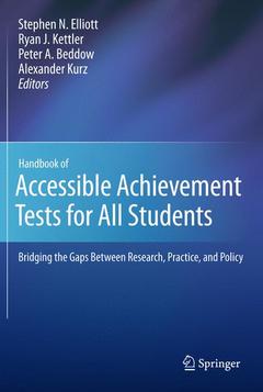 Couverture de l’ouvrage Handbook of Accessible Achievement Tests for All Students