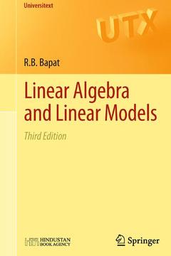 Couverture de l’ouvrage Linear Algebra and Linear Models