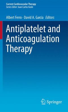 Couverture de l’ouvrage Antiplatelet and Anticoagulation Therapy