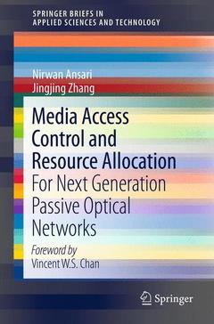 Couverture de l’ouvrage Media Access Control and Resource Allocation