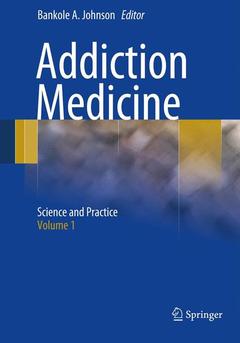 Couverture de l’ouvrage Addiction Medicine
