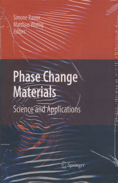 Couverture de l’ouvrage Phase Change Materials