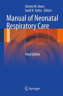 Couverture de l’ouvrage Manual of neonatal respiratory care