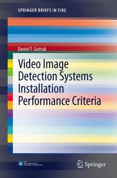 Couverture de l’ouvrage Video Image Detection Systems Installation Performance Criteria
