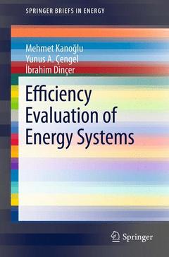 Couverture de l’ouvrage Efficiency Evaluation of Energy Systems
