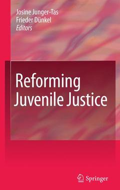 Cover of the book Reforming juvenile justice