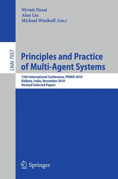 Couverture de l’ouvrage Principles and Practice of Multi-Agent Systems