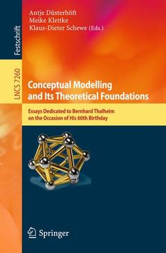 Cover of the book Conceptual Modelling and Its Theoretical Foundations