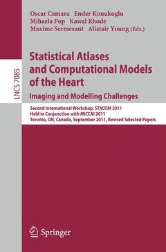 Couverture de l’ouvrage Statistical Atlases and Computational Models of the Heart: Imaging and Modelling Challenges