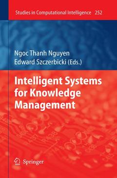 Couverture de l’ouvrage Intelligent Systems for Knowledge Management
