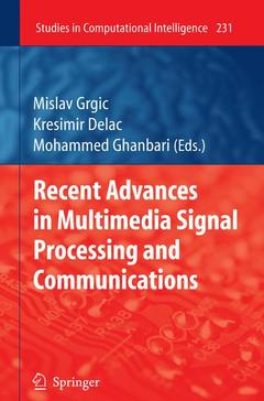 Couverture de l’ouvrage Recent Advances in Multimedia Signal Processing and Communications