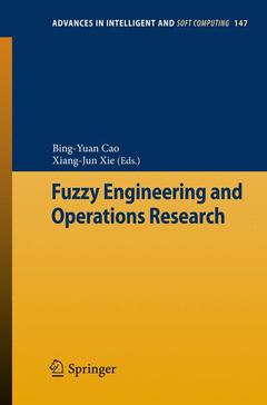 Couverture de l’ouvrage Fuzzy Engineering and Operations Research