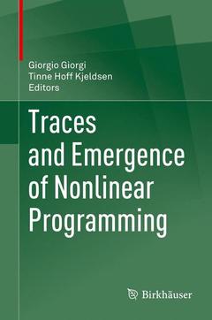 Cover of the book Traces and Emergence of Nonlinear Programming