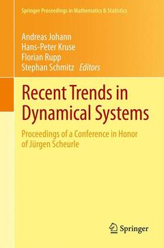 Couverture de l’ouvrage Recent Trends in Dynamical Systems