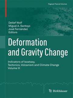 Couverture de l’ouvrage Deformation and Gravity Change