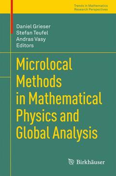 Couverture de l’ouvrage Microlocal Methods in Mathematical Physics and Global Analysis