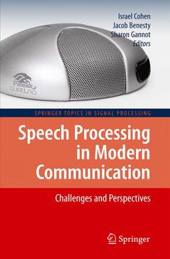 Couverture de l’ouvrage Speech Processing in Modern Communication