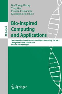Couverture de l’ouvrage Bio-Inspired Computing and Applications