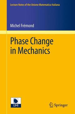 Couverture de l’ouvrage Phase Change in Mechanics
