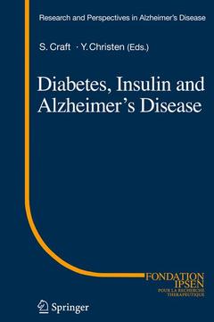 Couverture de l’ouvrage Diabetes, Insulin and Alzheimer's Disease
