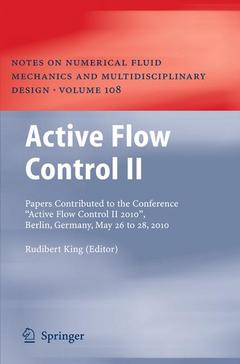 Couverture de l’ouvrage Active Flow Control II