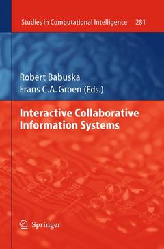 Couverture de l’ouvrage Interactive Collaborative Information Systems