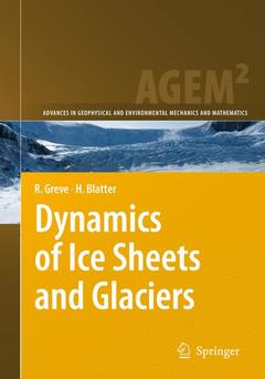 Cover of the book Dynamics of Ice Sheets and Glaciers