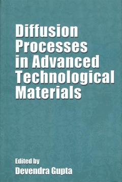 Couverture de l’ouvrage Diffusion Processes in Advanced Technological Materials