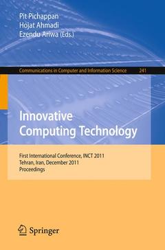 Cover of the book Innovative Computing Technology
