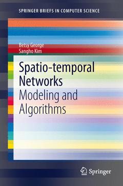 Couverture de l’ouvrage Spatio-temporal Networks