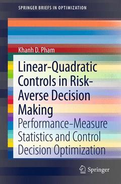 Couverture de l’ouvrage Linear-Quadratic Controls in Risk-Averse Decision Making