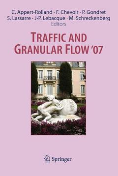 Couverture de l’ouvrage Traffic and Granular Flow ' 07