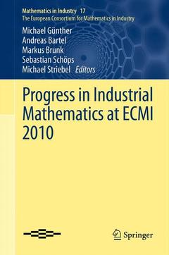 Cover of the book Progress in Industrial Mathematics at ECMI 2010