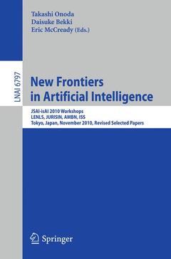 Cover of the book New Frontiers in Artificial Intelligence
