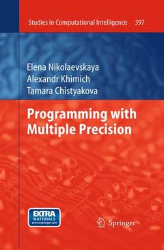 Couverture de l’ouvrage Programming with multiple precision