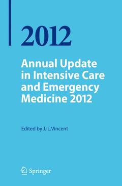 Cover of the book Annual Update in Intensive Care and Emergency Medicine 2012
