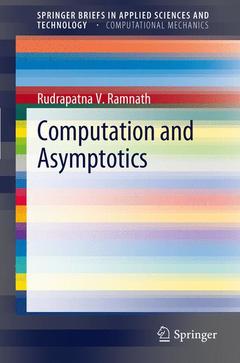 Couverture de l’ouvrage Computation and Asymptotics