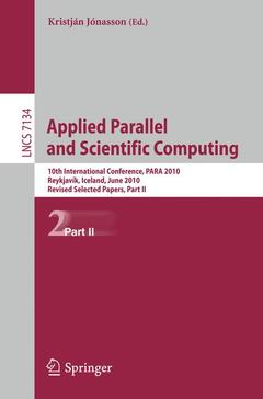 Cover of the book Applied Parallel and Scientific Computing