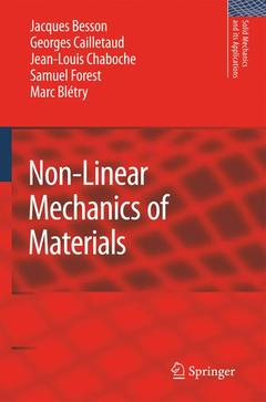 Couverture de l’ouvrage Non-Linear Mechanics of Materials