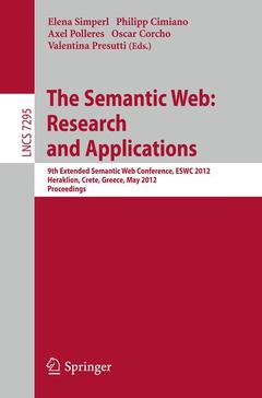 Couverture de l’ouvrage The Semantic Web: Research and Applications